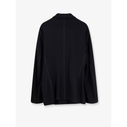 Double-breasted cashmere blazer