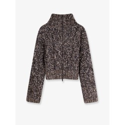 Wool and cashmere cardigan with sequins