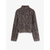 Wool and cashmere cardigan with sequins
