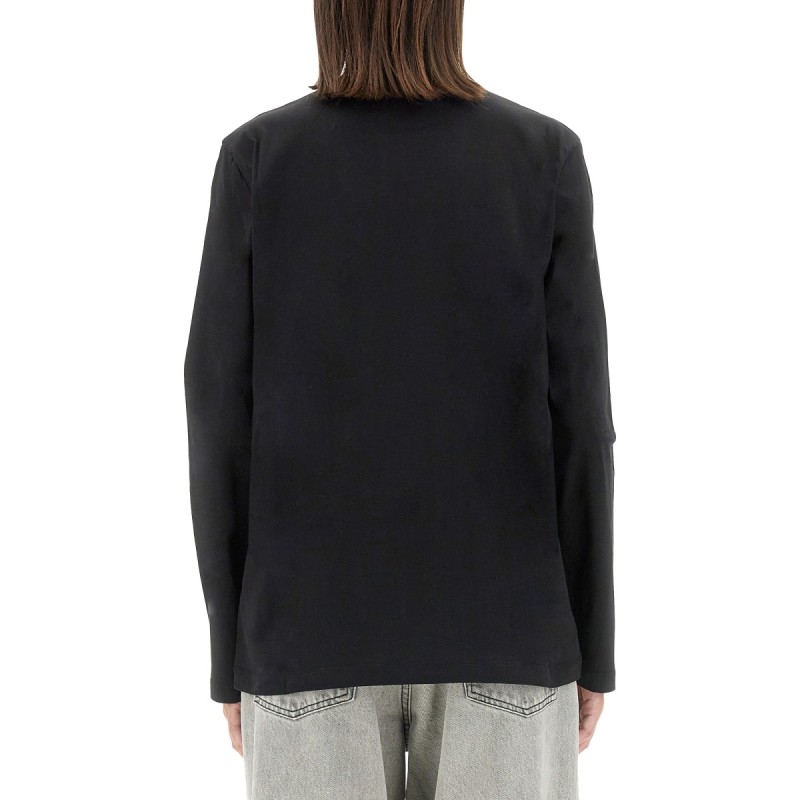 T-SHIRT CON LOGO PENNELLATO