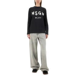 T-SHIRT CON LOGO PENNELLATO