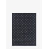 Silk scarf with all-over Monogram print