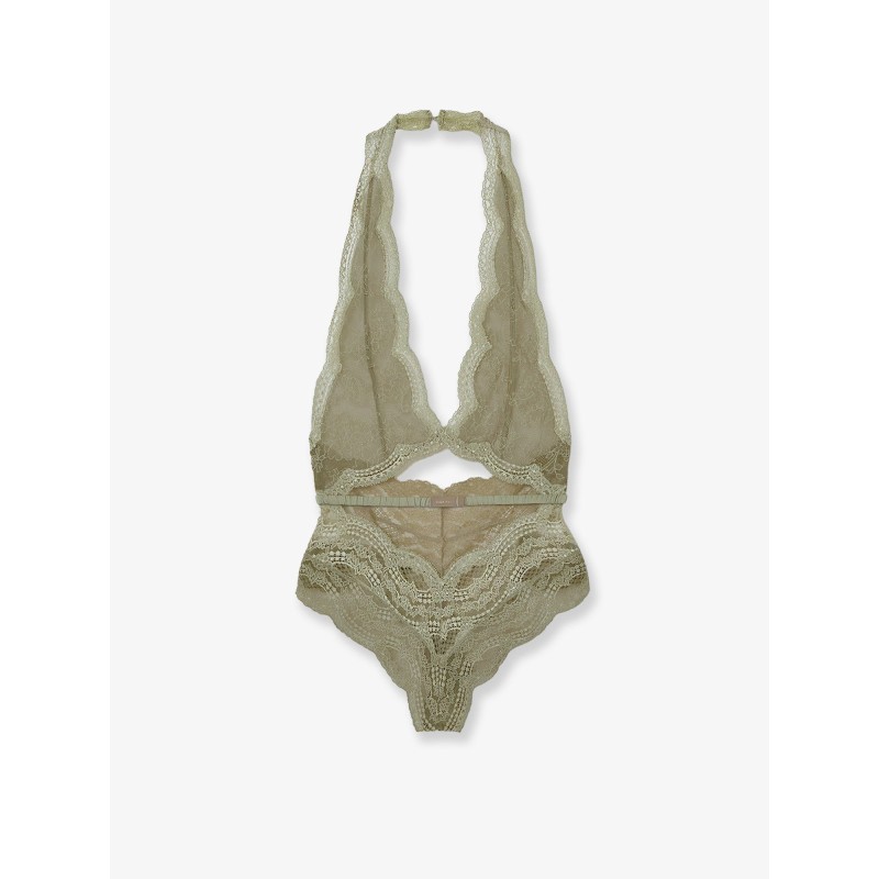 Stretch tulle bodysuit