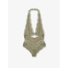 Stretch tulle bodysuit