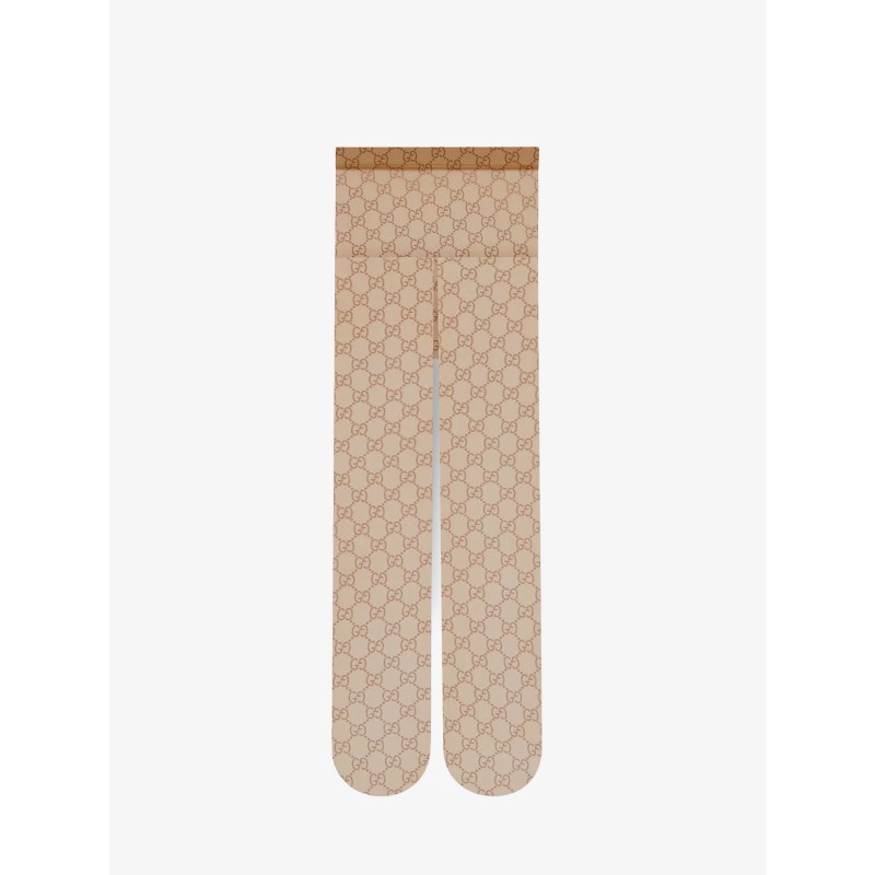 Nylon tights with all-over GG motif