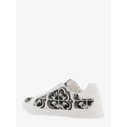 Portofino canvas sneakers with Maiolica print