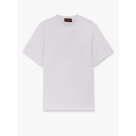 Cotton t-shirt with GG Incrocio logo on the front