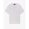 Cotton t-shirt with GG Incrocio logo on the front