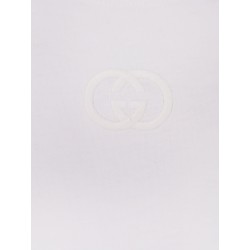 Cotton t-shirt with GG Incrocio logo on the front