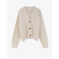 Wool blend cardigan