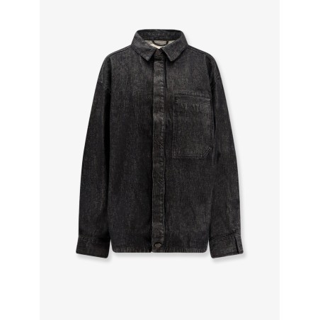 Herculean black denim shirt/jacket