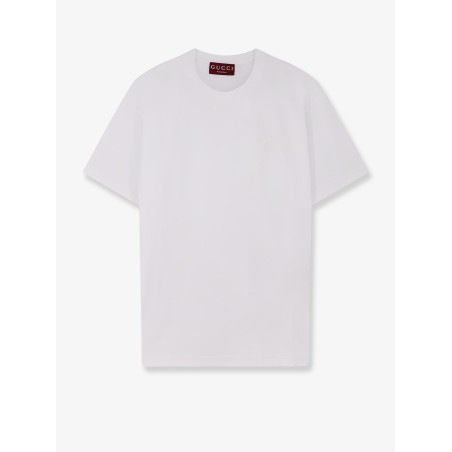 Cotton T-shirt with embroidered GG Incrocio logo