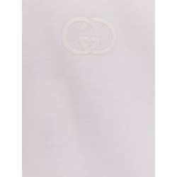 Cotton T-shirt with embroidered GG Incrocio logo