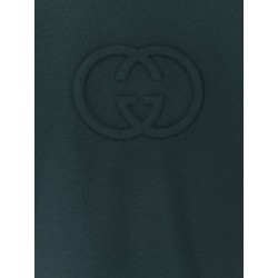 Cotton sweatshirt with GG Incrocio detail