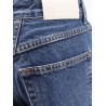 Blue denim jeans