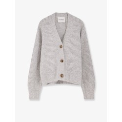 Wool blend cardigan