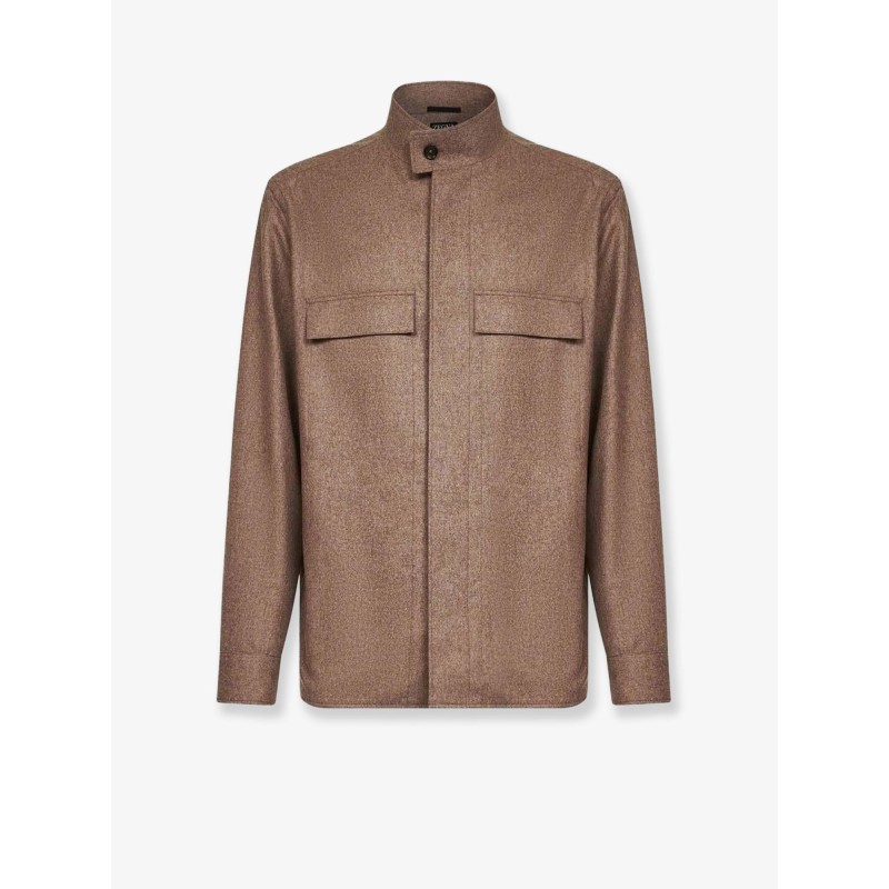 Wool overshirt