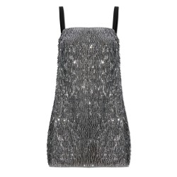 SEQUINED MINI DRESS