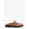 Leather sabot loafer