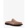 Leather sabot loafer