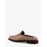 Leather sabot loafer