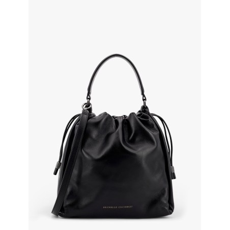 Bucket Mellow leather bucket bag with Monili detail