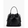 Bucket Mellow leather bucket bag with Monili detail