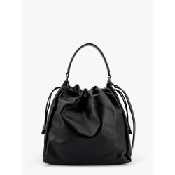 Bucket Mellow leather bucket bag with Monili detail