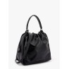 Bucket Mellow leather bucket bag with Monili detail