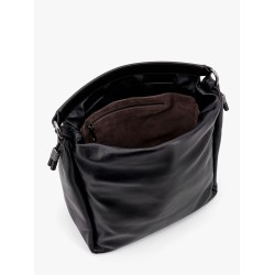 Bucket Mellow leather bucket bag with Monili detail
