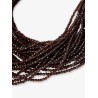 Glass and silver necklace