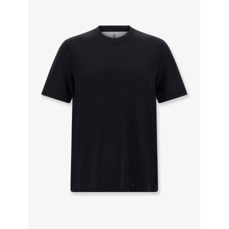 Silk and cotton blend t-shirt