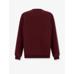 Cotton sweatshirt with print on the front