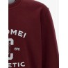 Cotton sweatshirt with print on the front
