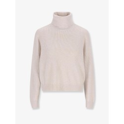 Virgin wool, cashmere and silk turtleneck