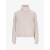 Virgin wool, cashmere and silk turtleneck