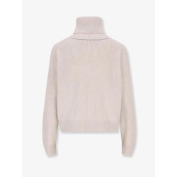 Virgin wool, cashmere and silk turtleneck