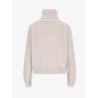 Virgin wool, cashmere and silk turtleneck