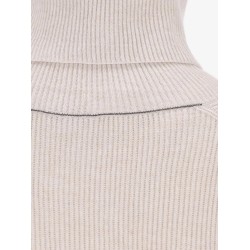 Virgin wool, cashmere and silk turtleneck