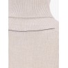Virgin wool, cashmere and silk turtleneck