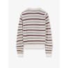 Sparkling stripes cotton sweater