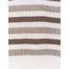 Sparkling stripes cotton sweater