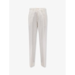Cotton and linen trousers