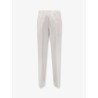 Cotton and linen trousers