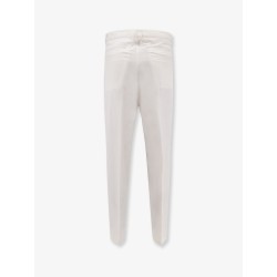 Cotton and linen trousers