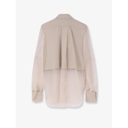Cotton blend shirt with Monili detail