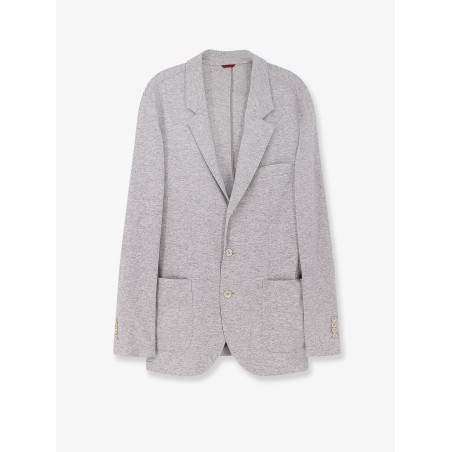 Mélange cashmere blazer