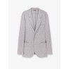 Mélange cashmere blazer
