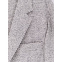 Mélange cashmere blazer