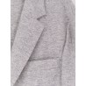 Mélange cashmere blazer